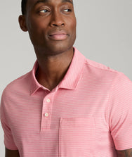 Striped Performance Polo Zoom