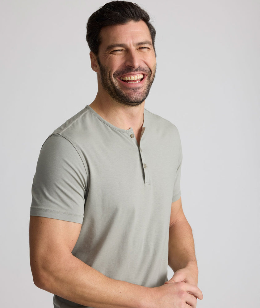 EcoSoft™ Short-Sleeve Henley