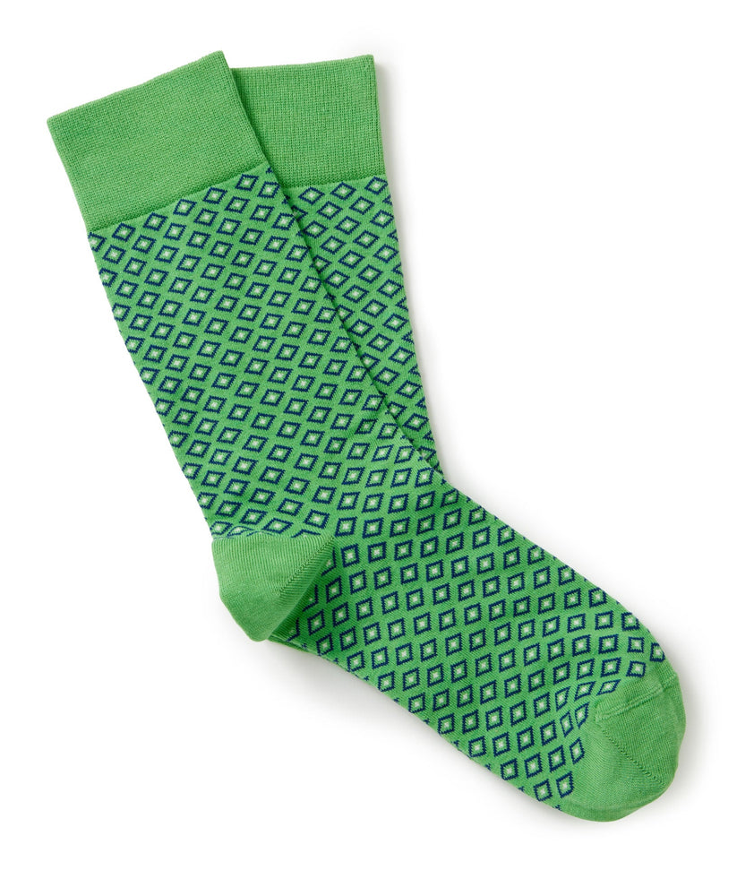 UNTUCKit Ground & Geo Socks in Meadow.