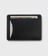 UNTUCKit leather card case in black.