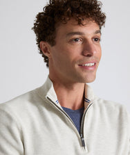 Cotton Quarter-Zip Sweater - FINAL SALE Zoom