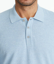 Textured Long-Sleeve Polo - FINAL SALE Zoom