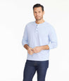 Model wearing a Henley Sweatshirt