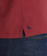 Model wearing a Dark Red The Classic Pique Polo