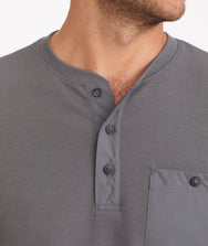 Waffle Long-Sleeve Henley - FINAL SALE Zoom