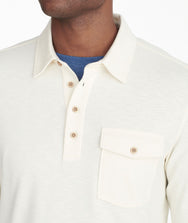 Heavyweight Long-Sleeve Polo - FINAL SALE Zoom