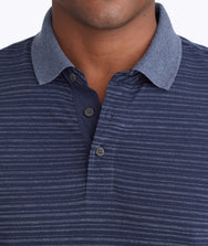 Striped Long-Sleeve Polo - FINAL SALE Zoom