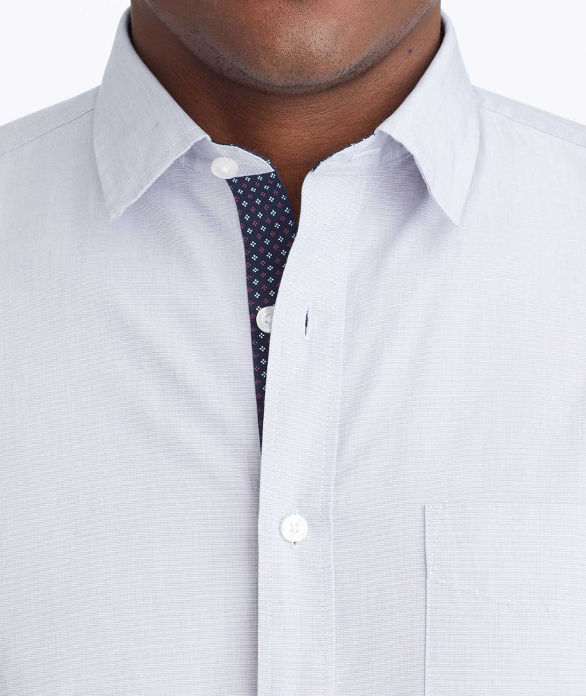 Model wearing a Grey Classic Cotton Monterina Shirt