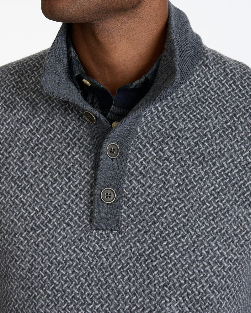 Merino Wool Button-Neck Sweater - FINAL SALE