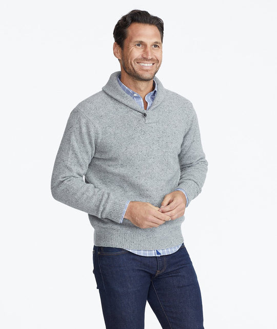 Donegal Shawl Collar Sweater - FINAL SALE