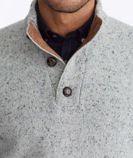 Button-Neck Donegal Sweater - FINAL SALE Zoom