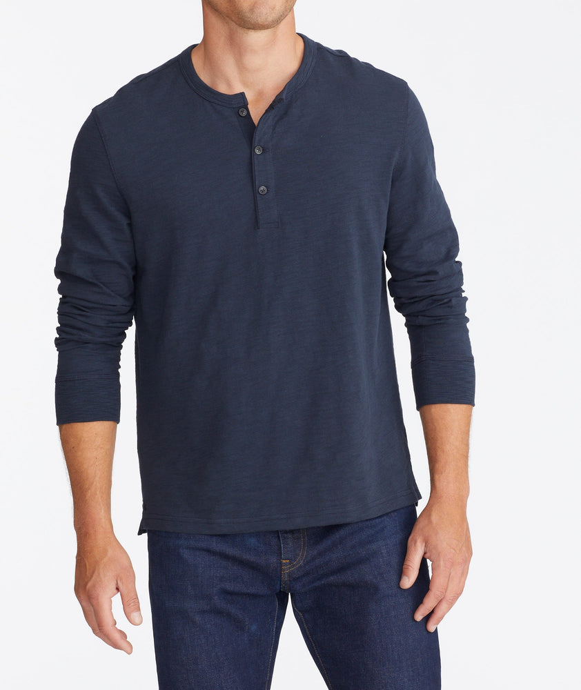 Slub Cotton Henley