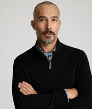 Merino Wool Quarter-Zip Sweater Zoom