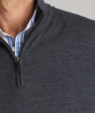 Merino Wool Quarter-Zip Sweater Zoom