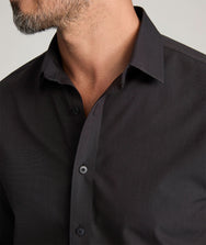 Wrinkle-Free Black Stone Shirt Zoom