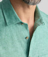 Model is wearing UNTUCKit Cameron Shirt in Amazon. 