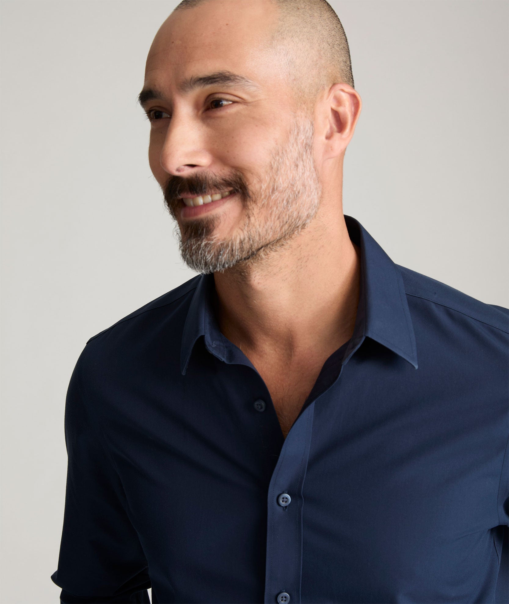 Wrinkle-Free Castello Shirt Navy | UNTUCKit Canada