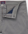 Model is wearing UNTUCKit 5-Pocket Chino Pants in Charcoal.