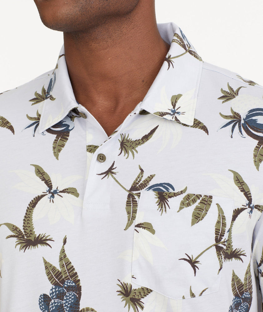 Printed Pique Polo - FINAL SALE