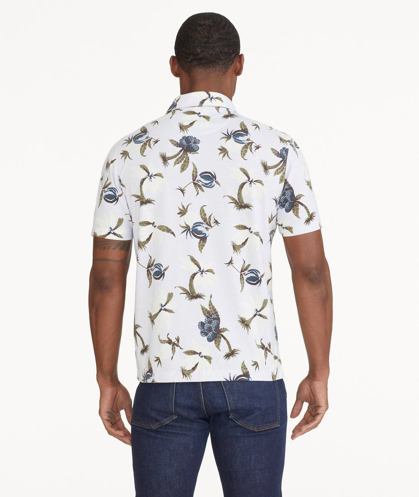 Printed Pique Polo - FINAL SALE