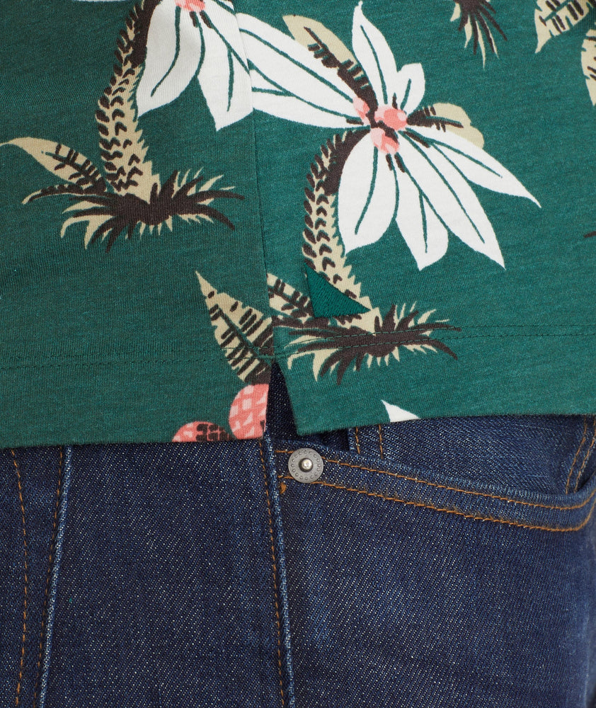 Printed Pique Polo - FINAL SALE