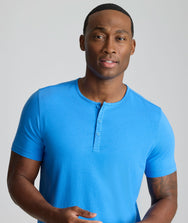 EcoSoft Short-Sleeve Henley