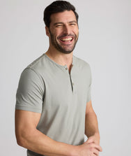 EcoSoft™ Short-Sleeve Henley Zoom
