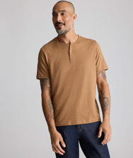 EcoSoft Short-Sleeve Henley