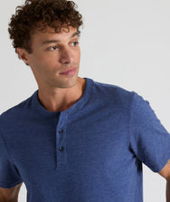 Ultrasoft Short-Sleeve Henley - FINAL SALE Zoom