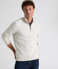 Cotton Quarter-Zip Sweater - FINAL SALE