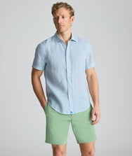 Linen Short-Sleeve Redcroft Shirt