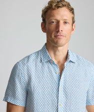 Linen Short-Sleeve Redcroft Shirt Zoom