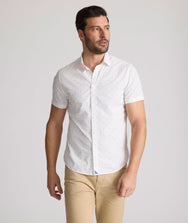 Stretch Cotton Short-Sleeve Rockwell Shirt