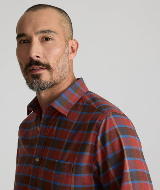Wrinkle-Free Performance Flannel Ryan Shirt