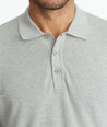 Textured Long-Sleeve Polo - FINAL SALE