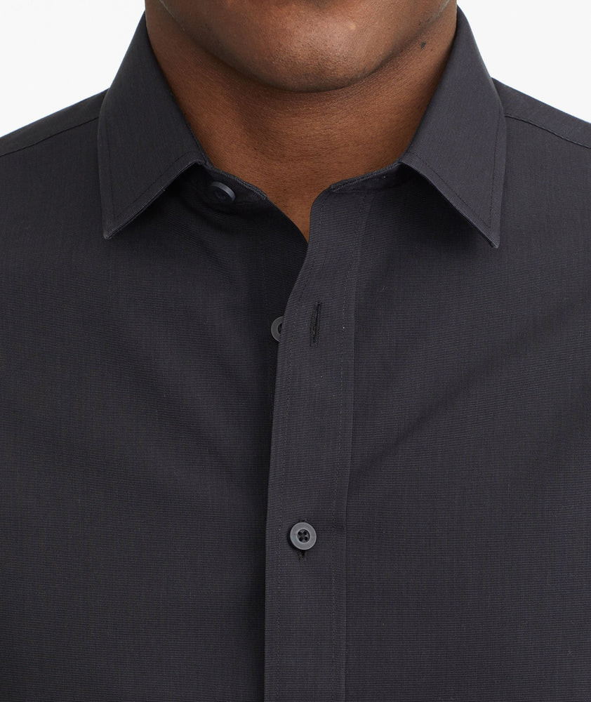 Wrinkle-Free Black Stone Shirt Black with Red Sail | UNTUCKit Canada