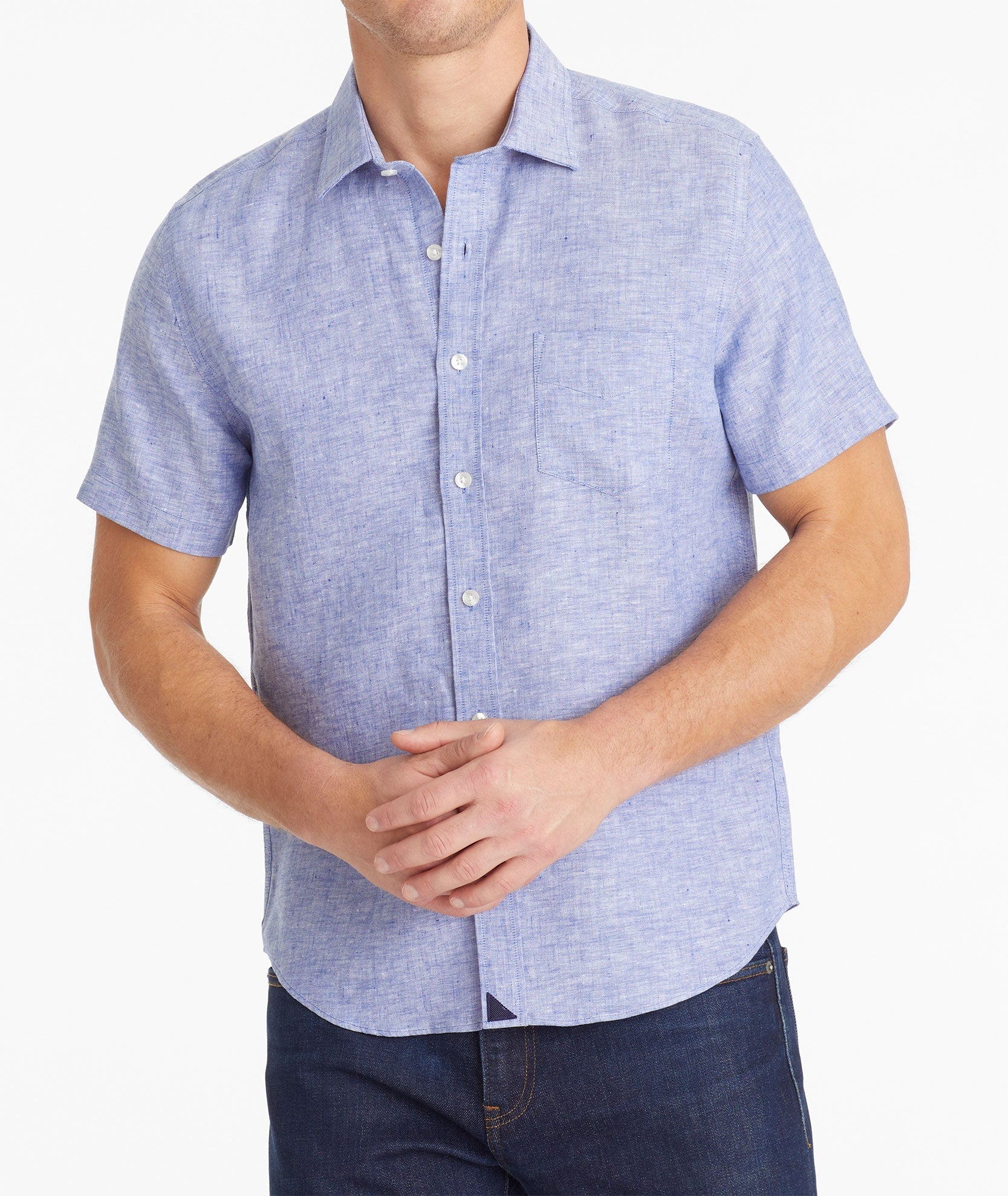Keating Short Sleeve Linen Top curated on LTK