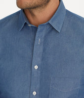 Wrinkle-Free Denim Cinzano Shirt 4