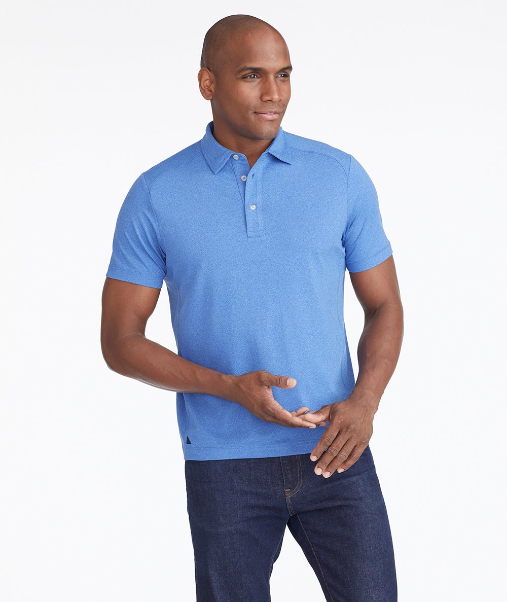 Bright blue hot sale polo shirt