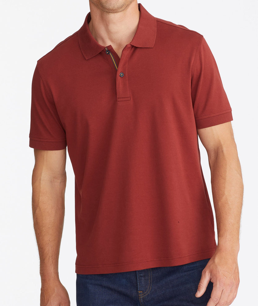 Wrinkle-Free Damaschino Polo