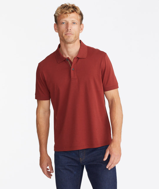 Wrinkle-Free Damaschino Polo