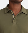 Wrinkle-Free Damaschino Long-Sleeve Polo