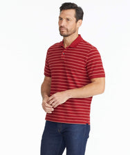 Striped Pique Polo - FINAL SALE