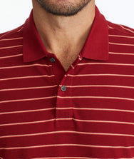 Striped Pique Polo - FINAL SALE Zoom