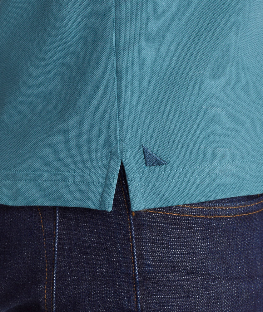 Model wearing a Light Green Classic Pique Polo