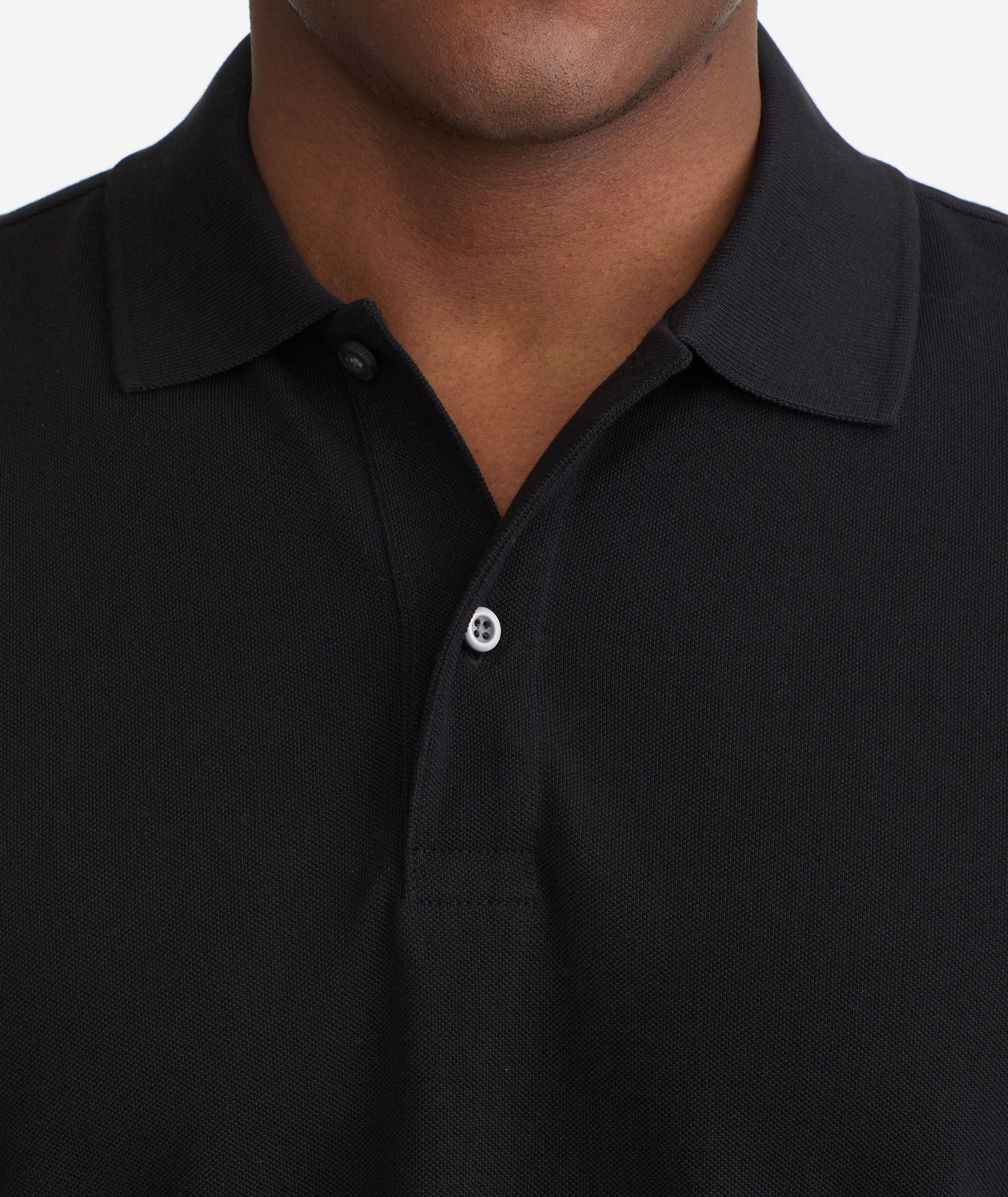 Classic Pique Polo FINAL SALE Black UNTUCKit