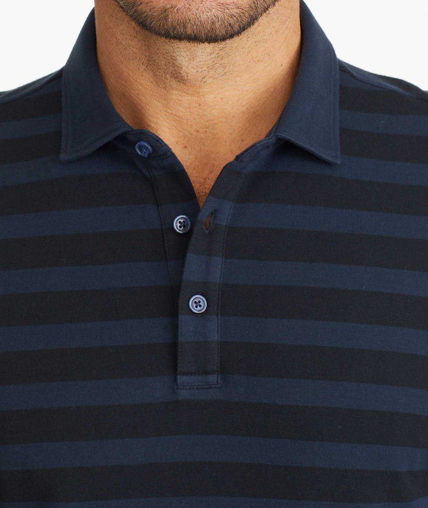 Striped Long-Sleeve Polo - FINAL SALE