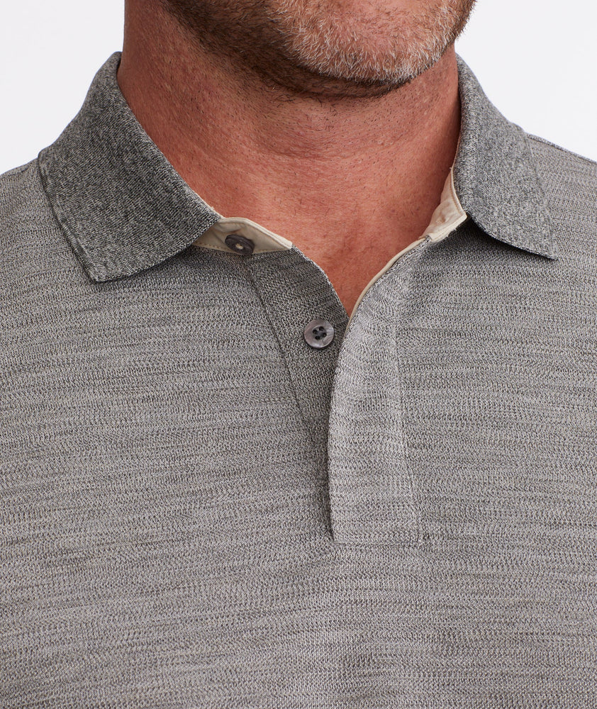 No Sweat Heathered Polo