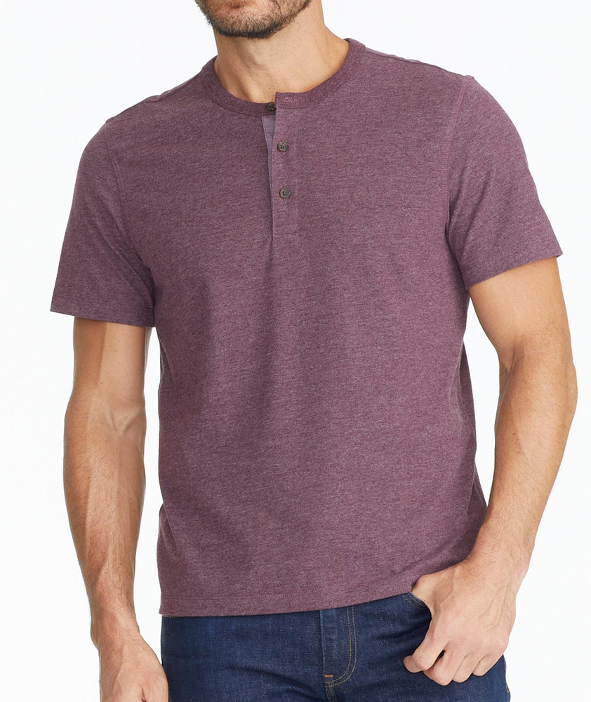 Model wearing a Dark Purple Jericho - Fig