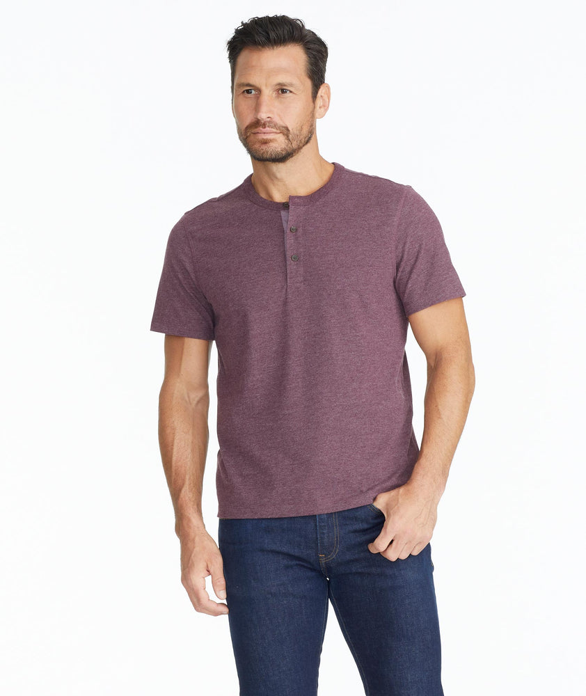 Model wearing a Dark Purple Jericho - Fig